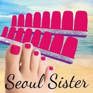 Color Street Pedicure Nail Polish Strips Seoul Sister